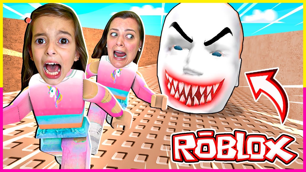Roblox 😱 CUIDADO COM AS CABEÇAS GIGANTES NO ROBLOX ESCAPE RUNING HEADS 🎮 LAURINHA E HELENA GAMES