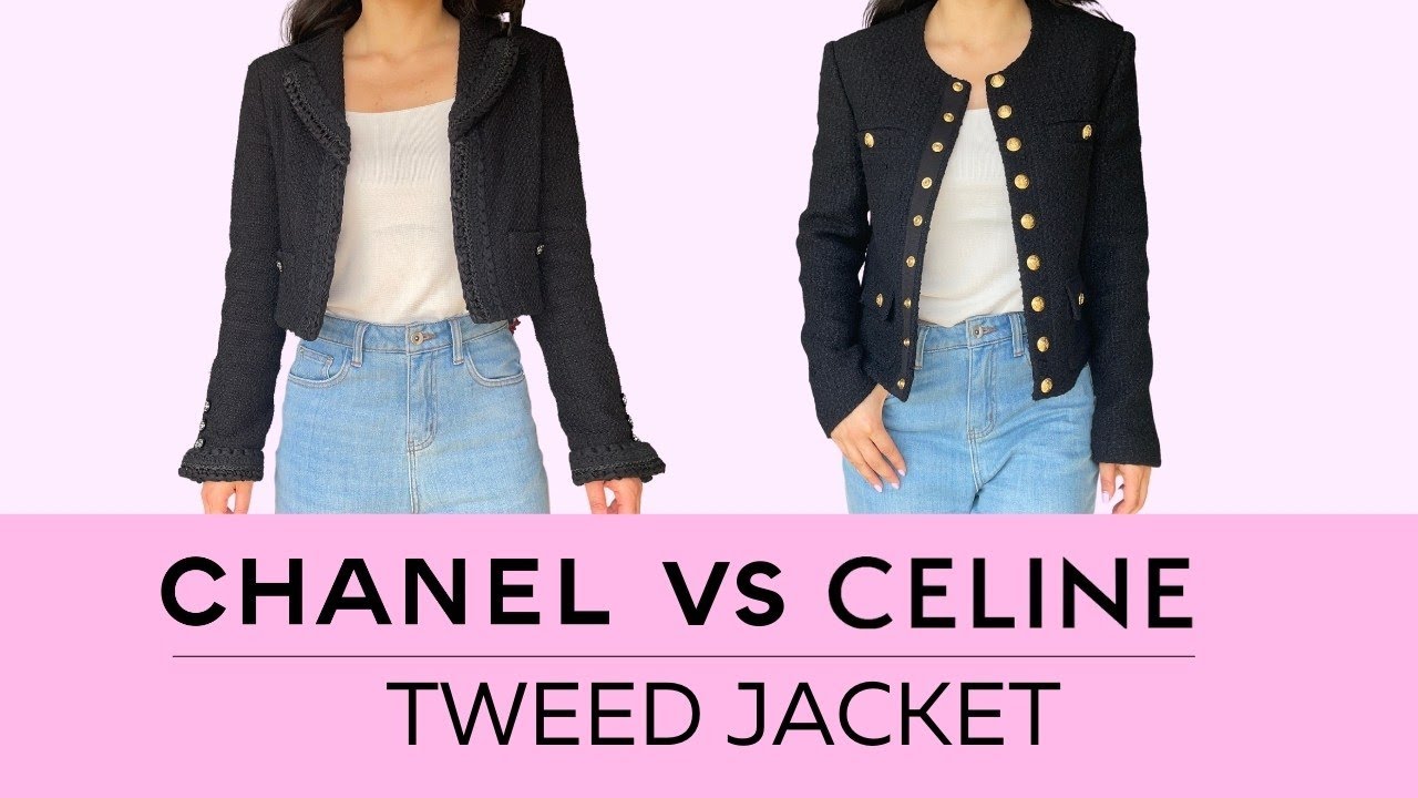 Обзор твидового пиджака CHANEL и CELINE | Посмотрите перед покупкой!