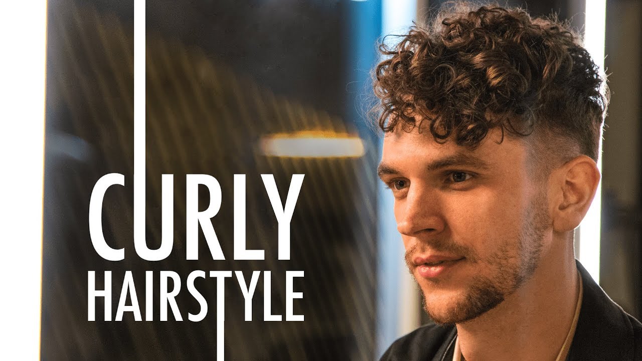 Men's Short Curly Hairstyle for Summer