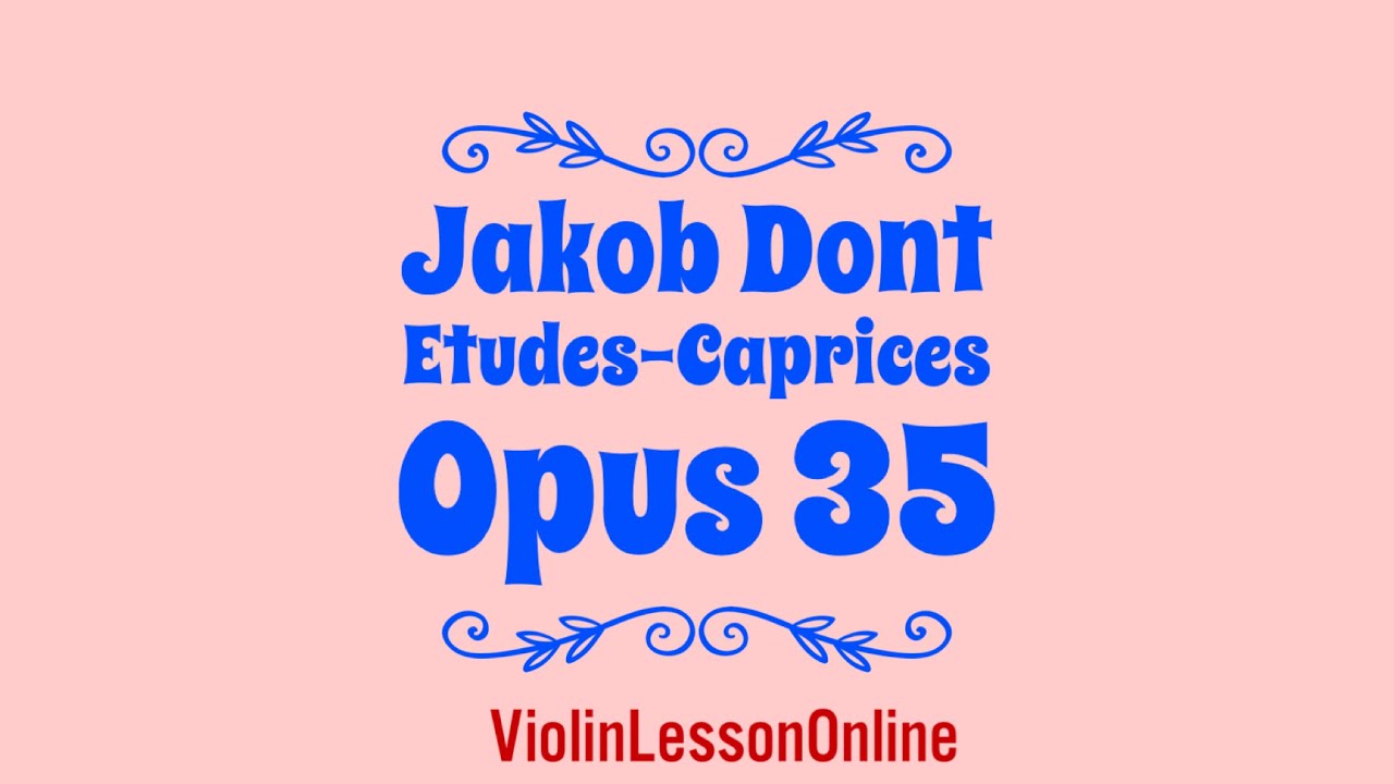 Dont Etude 16 op  35 #doublestops