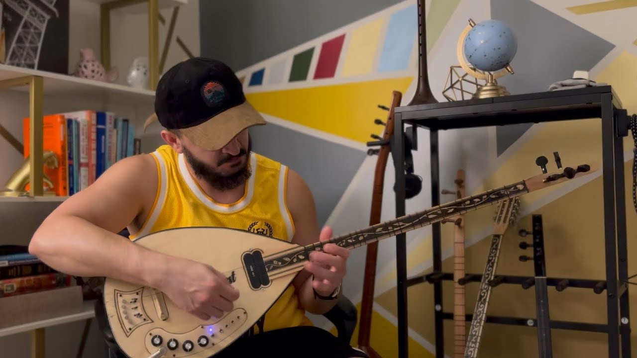 Kurdish Saz Music - Arab Drums Freestyle #baglama #saz #kurdishmusic