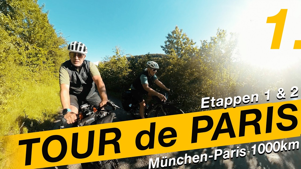 1000km Bikepacking München Paris (1) - Gravel Tour de Paris