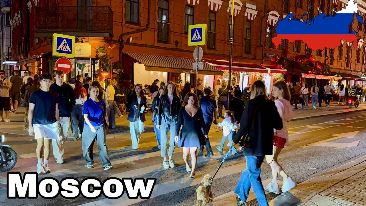 🔥 Moscow: The Most Luxurious Evening Walk!  | Moscow2025 Russia in 4k | Moscow Evening walk 🔥