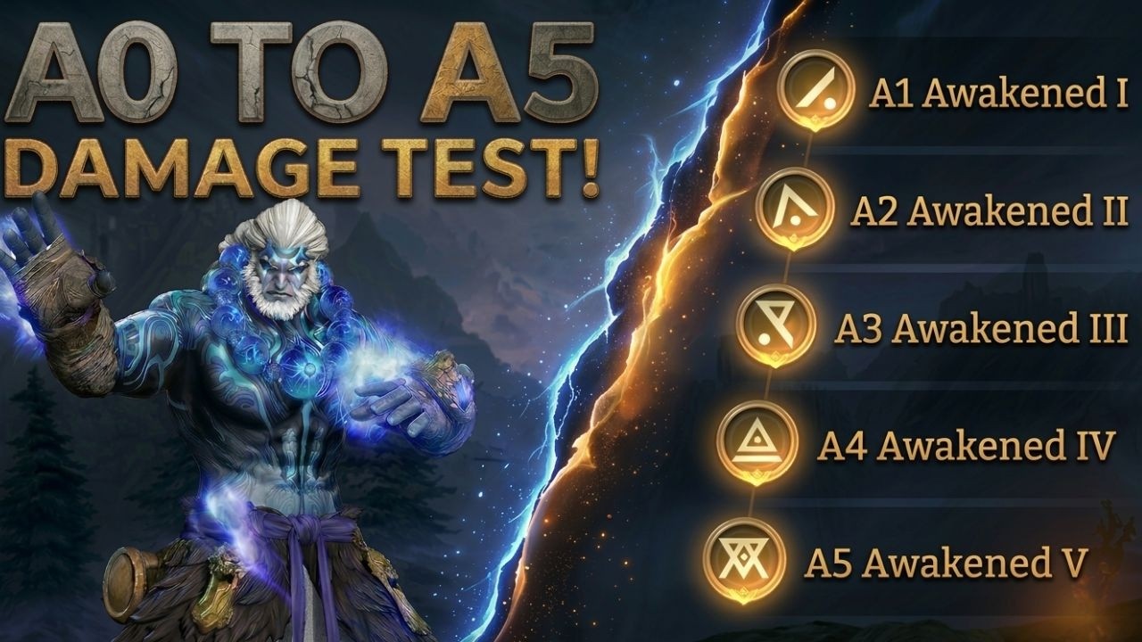 IS SERGEI BROKEN? Sergei A0 to A5 Damage Test & Comparison I Mango Watcher of Realms