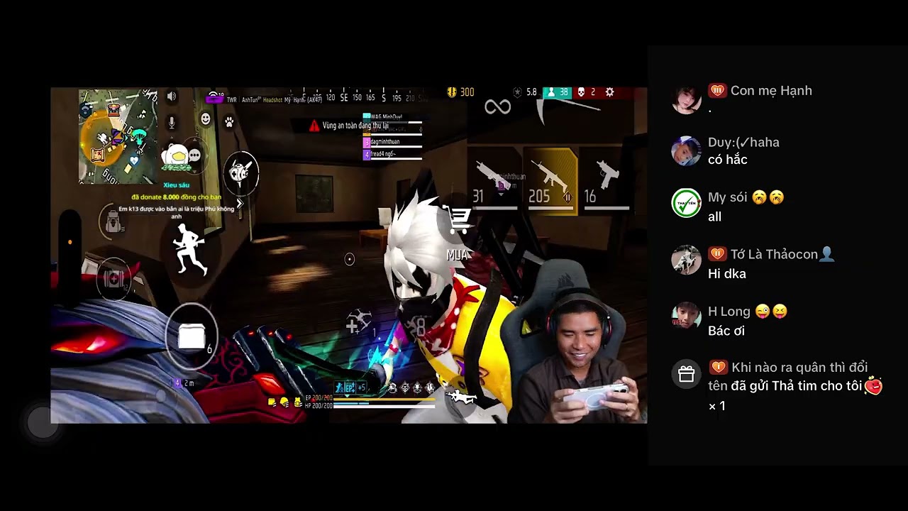 Bác Gấu vừa chơi game và tâm sự với ae 