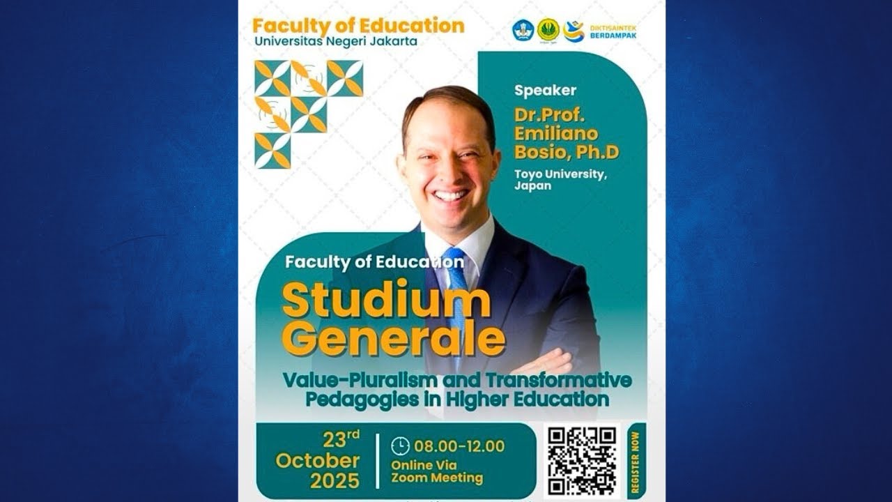 Jakarta State University | Value-Pluralism, Transformative Pedagogy & Global Citizenship | Bosio