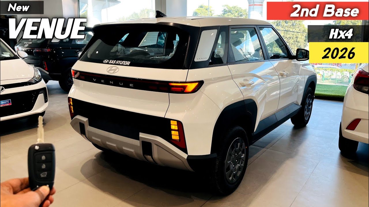 New Hyundai Venue 2nd Base Hx4 2026 ❣️| मात्र ₹8.89 लाख में VENUE का मोस्ट Value For Variant 🤑|