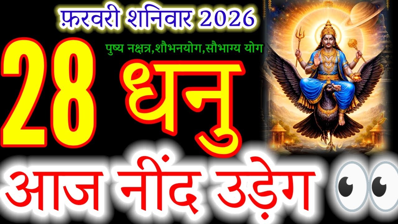 Dhanu Rashi: 28 February 2026 &ndash; Success or Warning? Know the Truth.#sagittariushoroscope#धनु#rashi