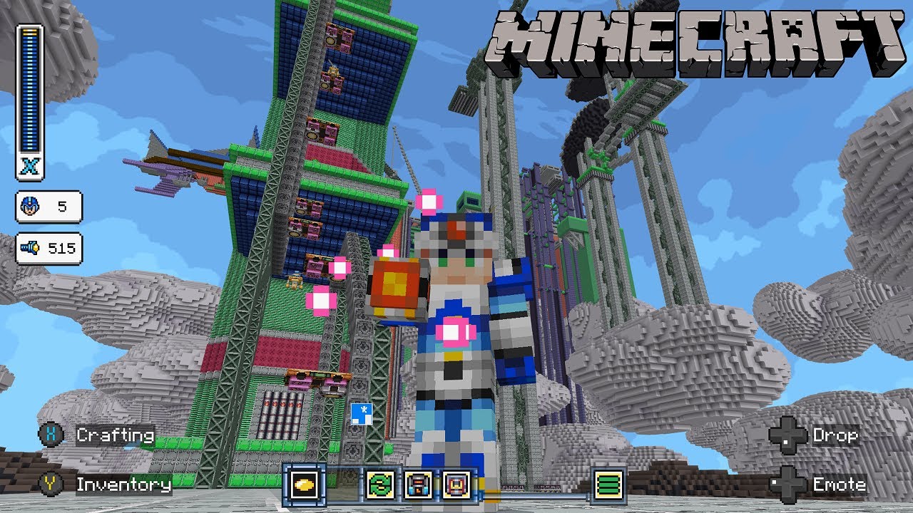 Minecraft DLC Mega Man X - Full Game Walkthrough & Ending - No Commentary