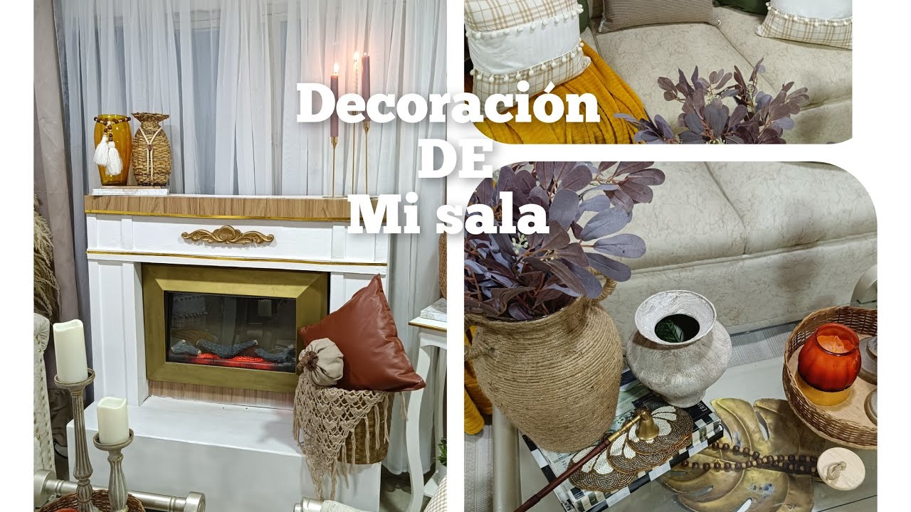 IDEAS PARA LA SALA DE OTOÑO 2025 /ideas para el hogar #decoraciondeotoño #decoraciontradicional 