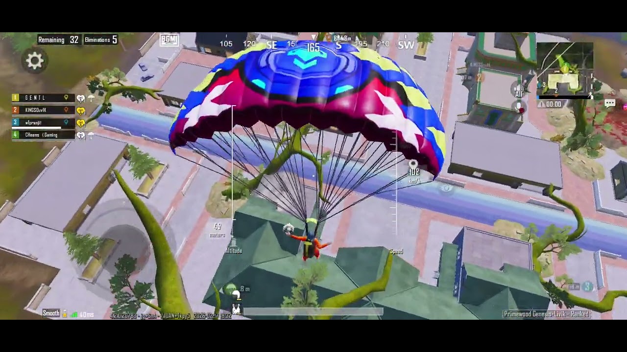 iPhone 17 1v4 Clutch pubg 120 fps 