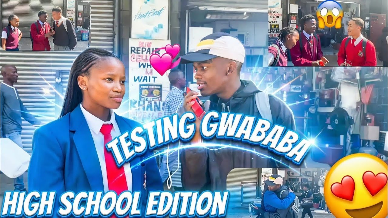 Testing Gwababa high school edition 😱😱😱 S1 EP 5 🔥🔥🔥 must watch 🤣🤣🤣niggas got no rizz💔