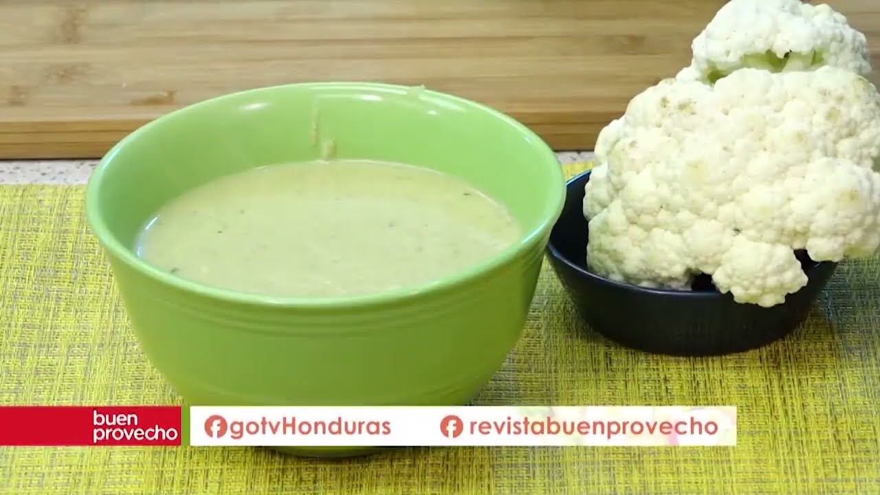 Prepara con nosotros esta deliciosa CREMA de COLIFLOR | Recetas fácil de preparar | Buen Provecho