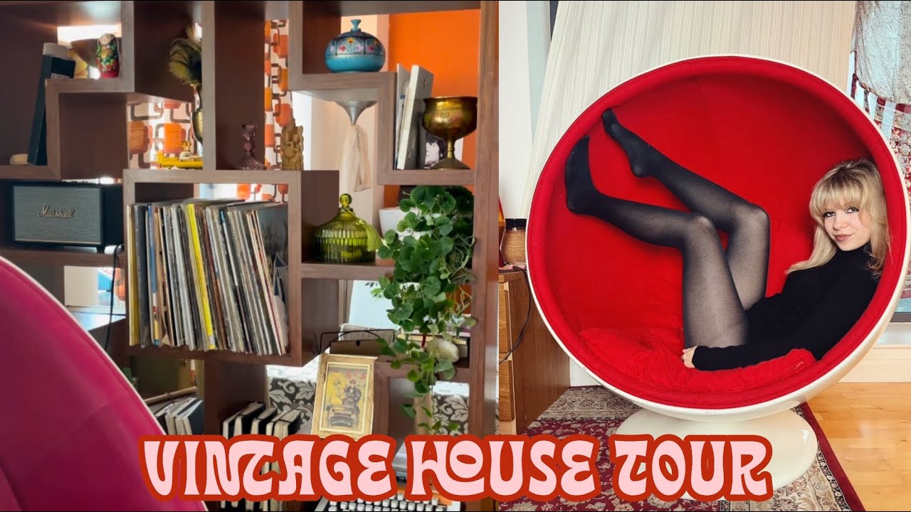 Groovy vintage house tour! (mid century modern)