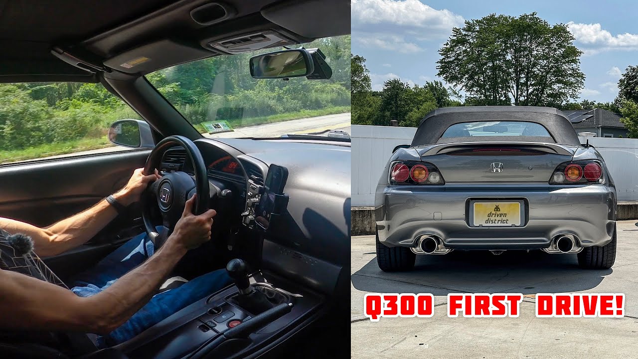 S2000 Invidia Q300 Exhaust First Drive Interior Sound Review & Impressions