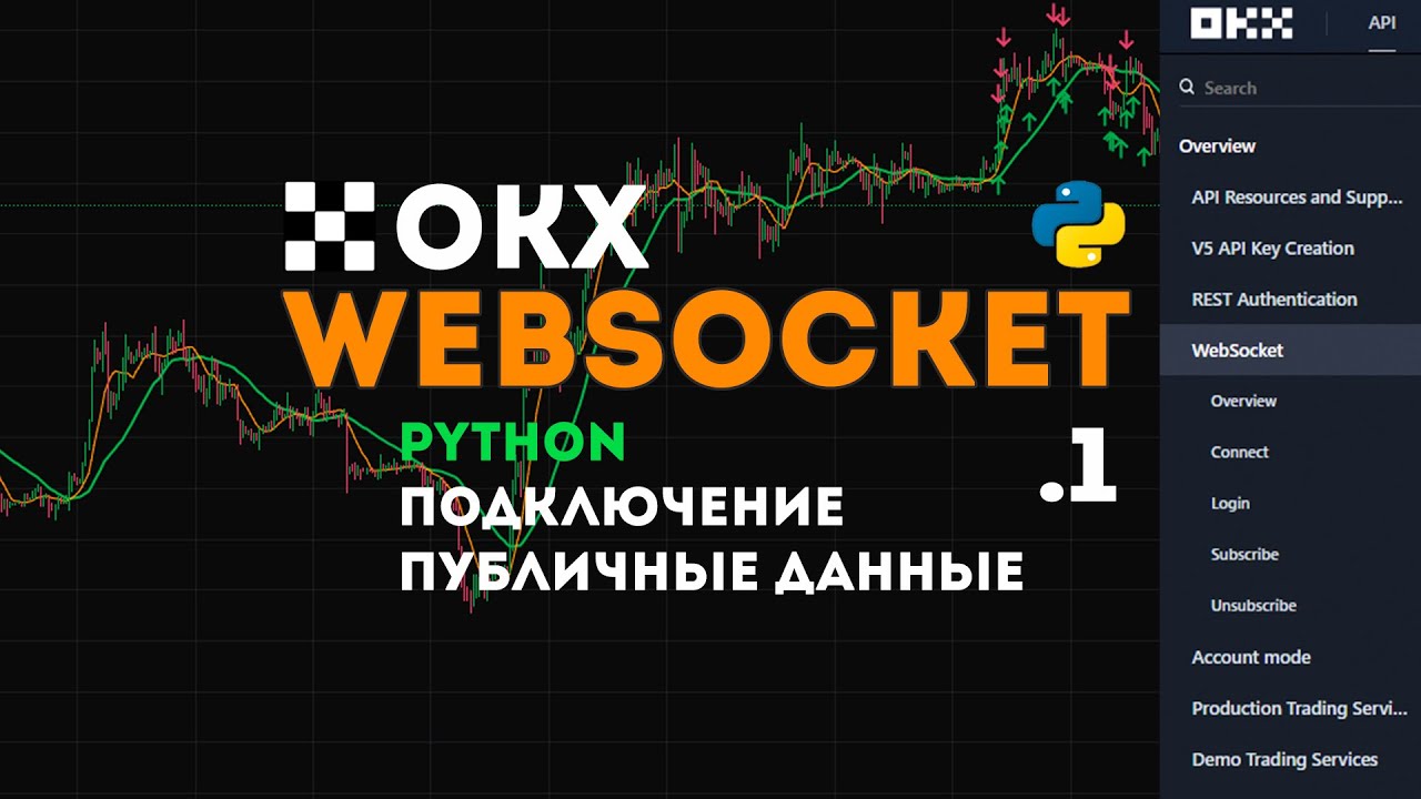 OKX API Websocket + Python ч.1 | Подключение к бирже и получение Public Data