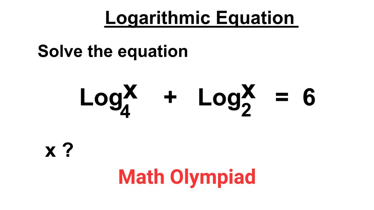 How to Solve Logarithmic Equations with Different Bases | Change of Base Formula Explained #WAEC