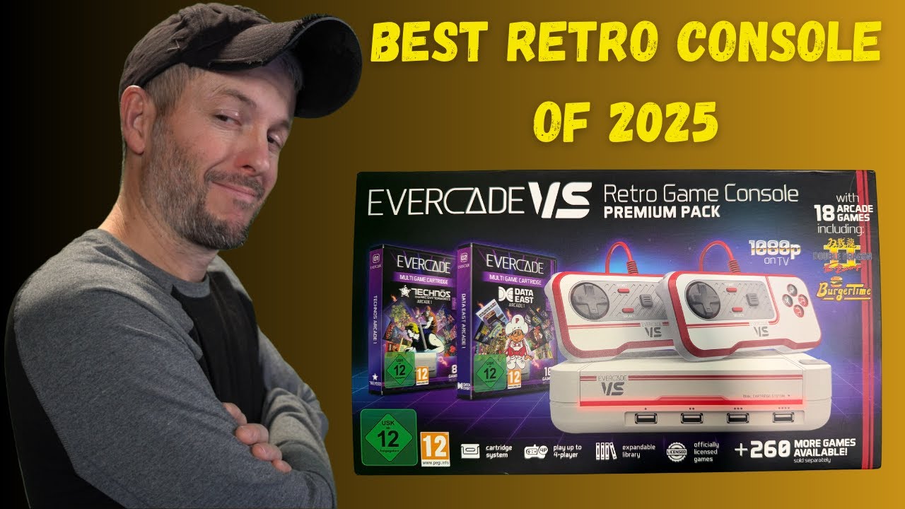 Evercade VS Retro Game Console - Unboxing and Gameplay
