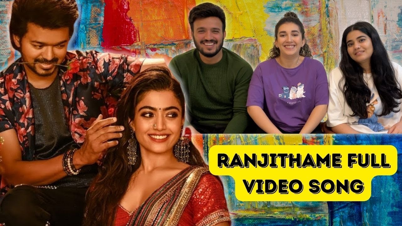 Ranjithame Full Video Song Reaction | Thalapathy Vijay | Rashmika Mandanna | Foreigners React