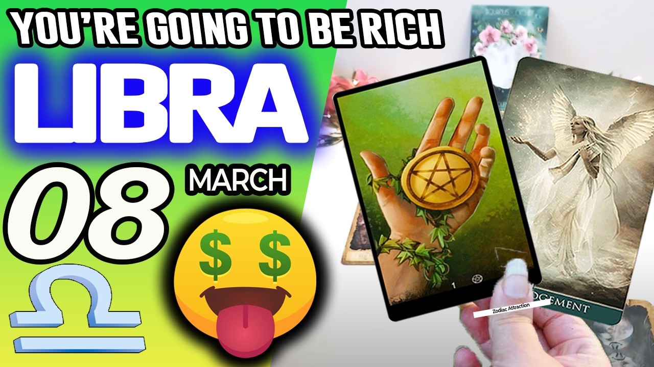 Libra ♎💲💲YOU&rsquo;RE GOING TO BE RICH 🤑 horoscope for today MARCH 8 2026 ♎ #libra tarot MARCH