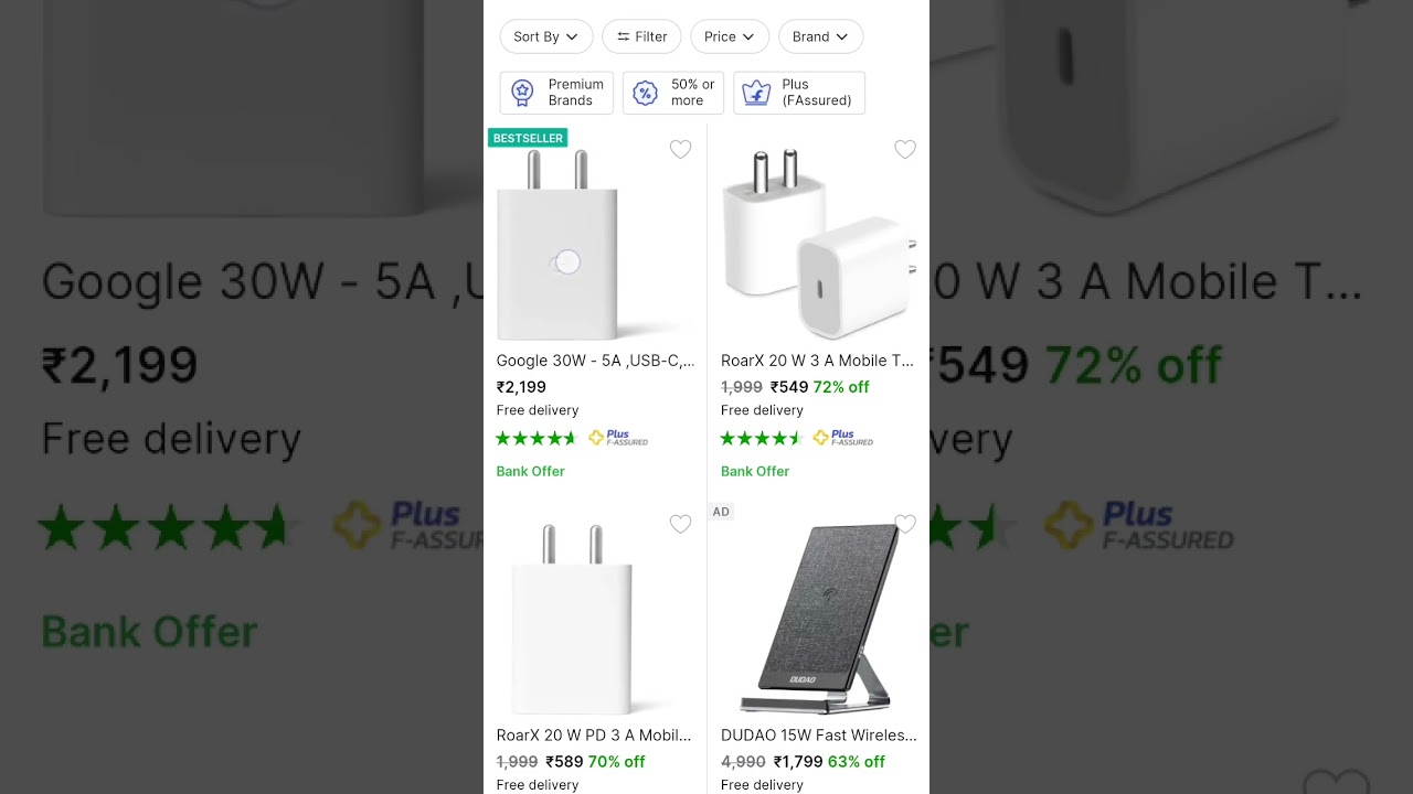 Google official charger for Pixel devices now available on Flipkart. link in first comment 