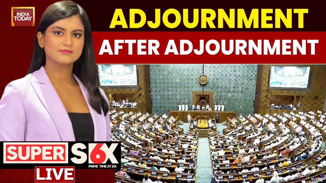 LIVE | Parliament Adjourned Again: Nonstop Chaos, PM Modi Not Allowed To Speak | BJP vs Congress