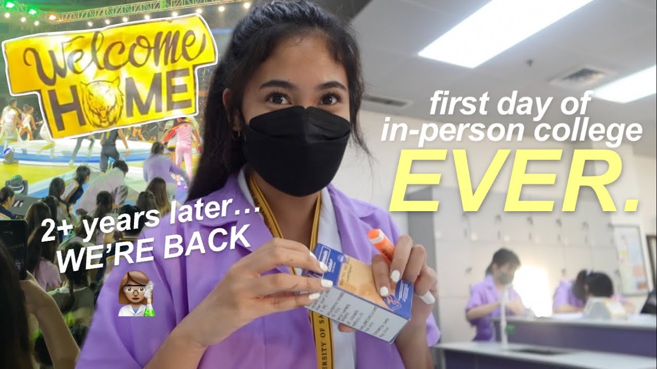 FIRST DAY OF COLLEGE + welcome walk | ust pre-med