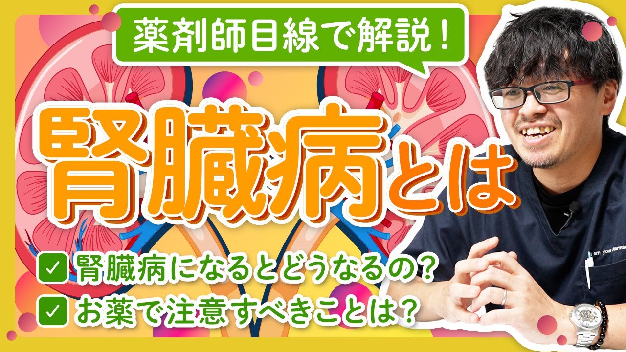 【薬剤師目線で解説！】腎臓病とは？