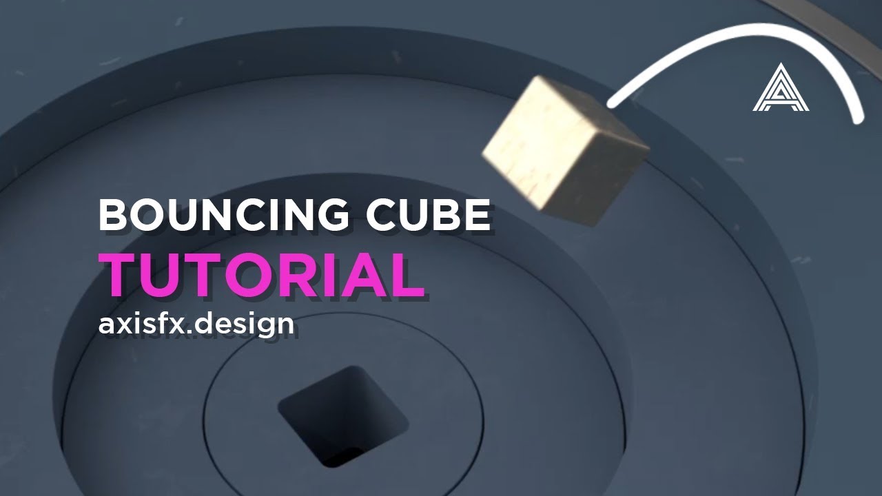 Bouncing Cube Animation in Cinema 4D Tutorial