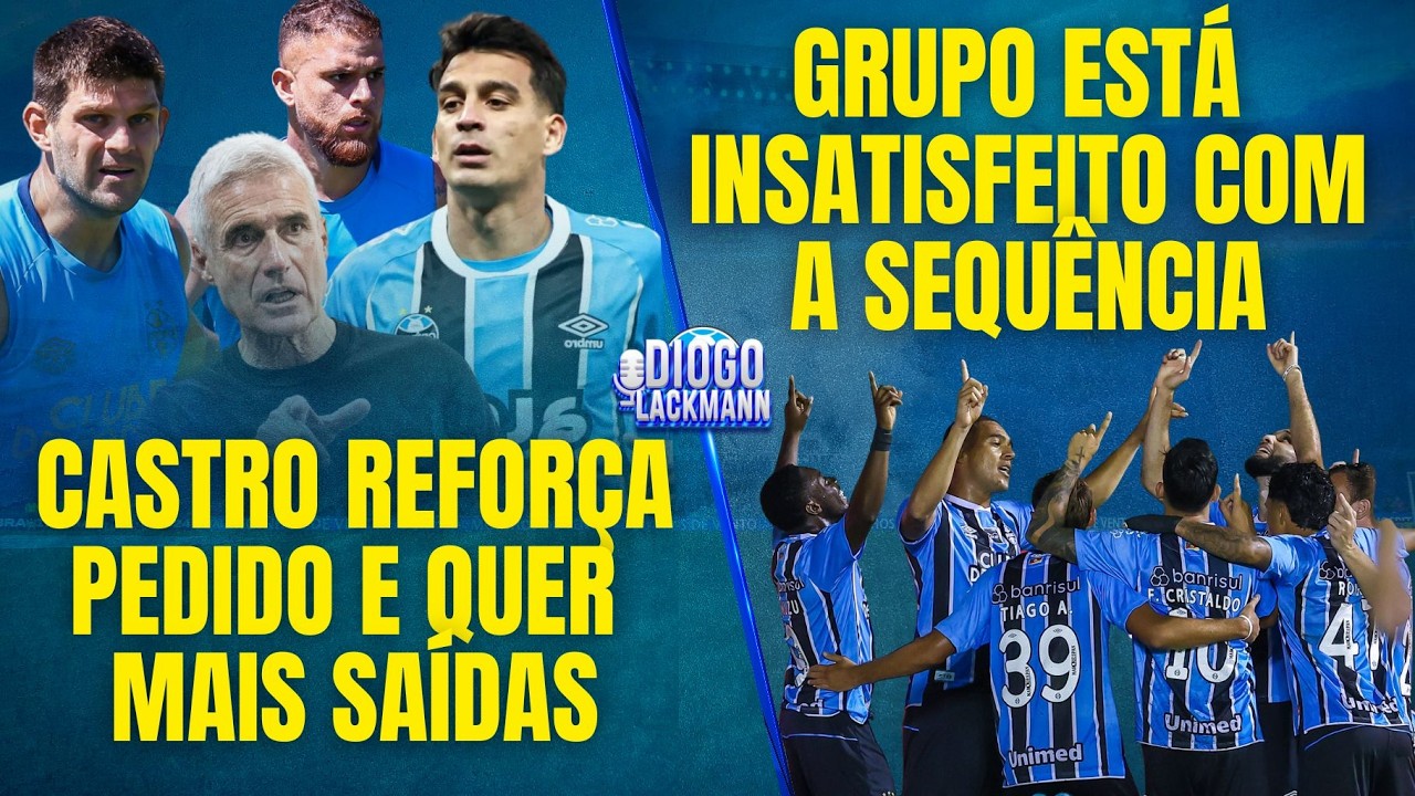 JOGADORES ESTARIAM DESCONTENTES COM A SEQUÊNCIA | CASTRO FAZ NOVO PEDIDO À DIREÇÃO | O QUE VAI MUDAR