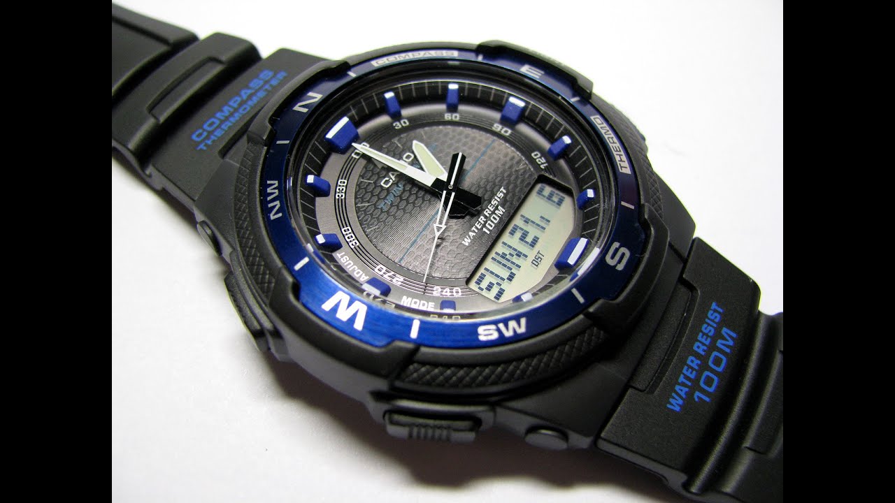 Casio SGW-500H  Analog Digital Compass Thermometer Multi Function Watch