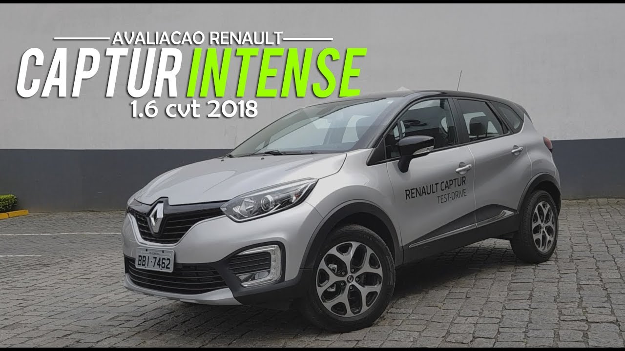 Avaliação | Novo Renault Captur Intense 1.6 CVT 2018 | Curiosidade Automotiva®