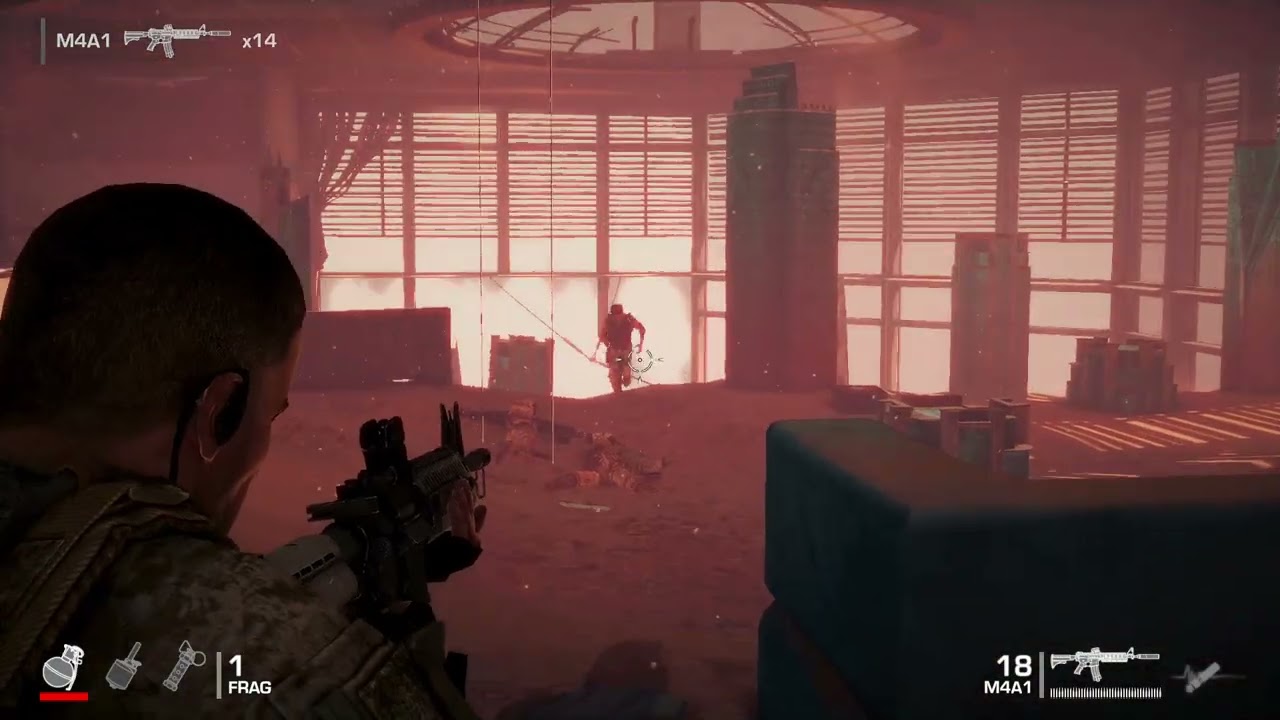 Spec Ops: The Line - Bayonet runner with Micro Uzi