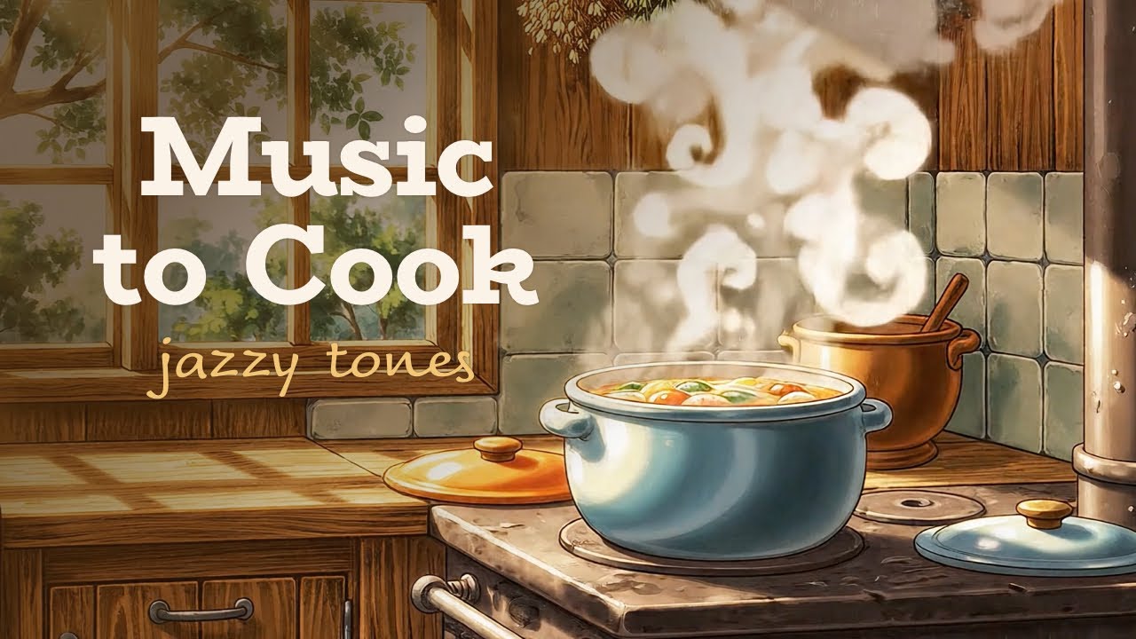 Instrumental Music to Cook | Cozy Kitchen Jazz Background 🍪🎶