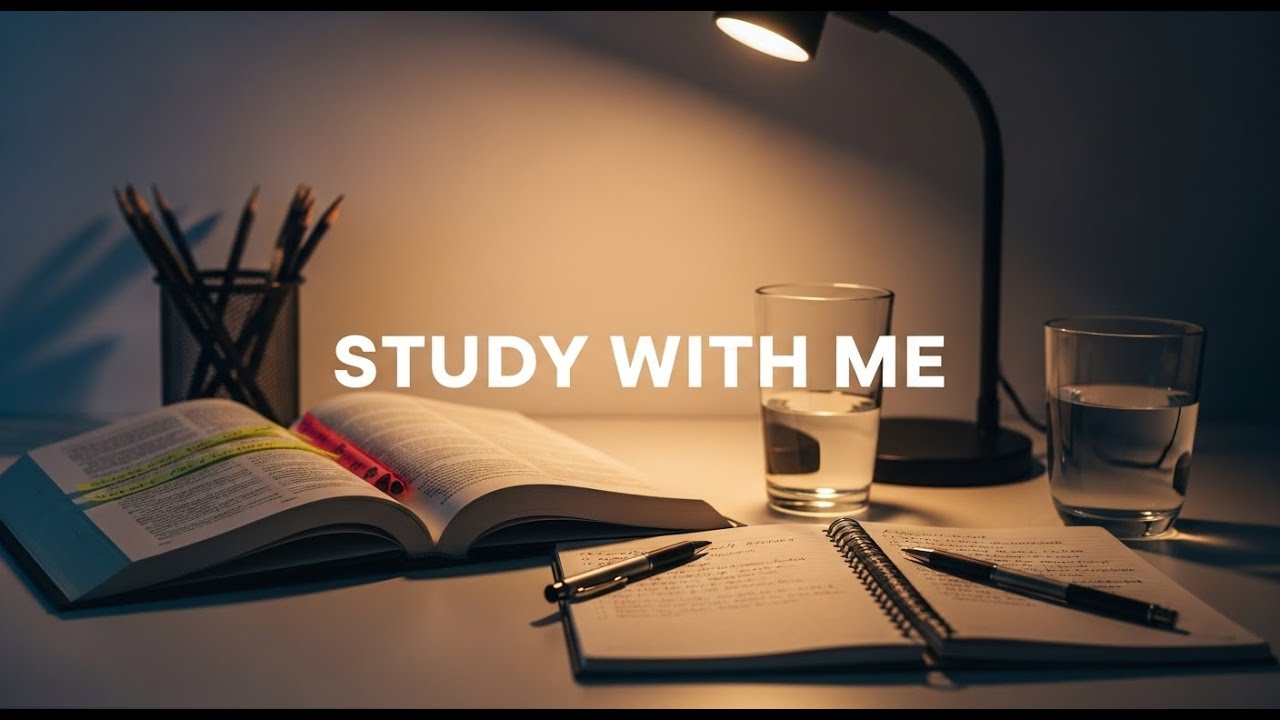 1-Hour Study With Me | Study Music for Concentration | Calm Piano