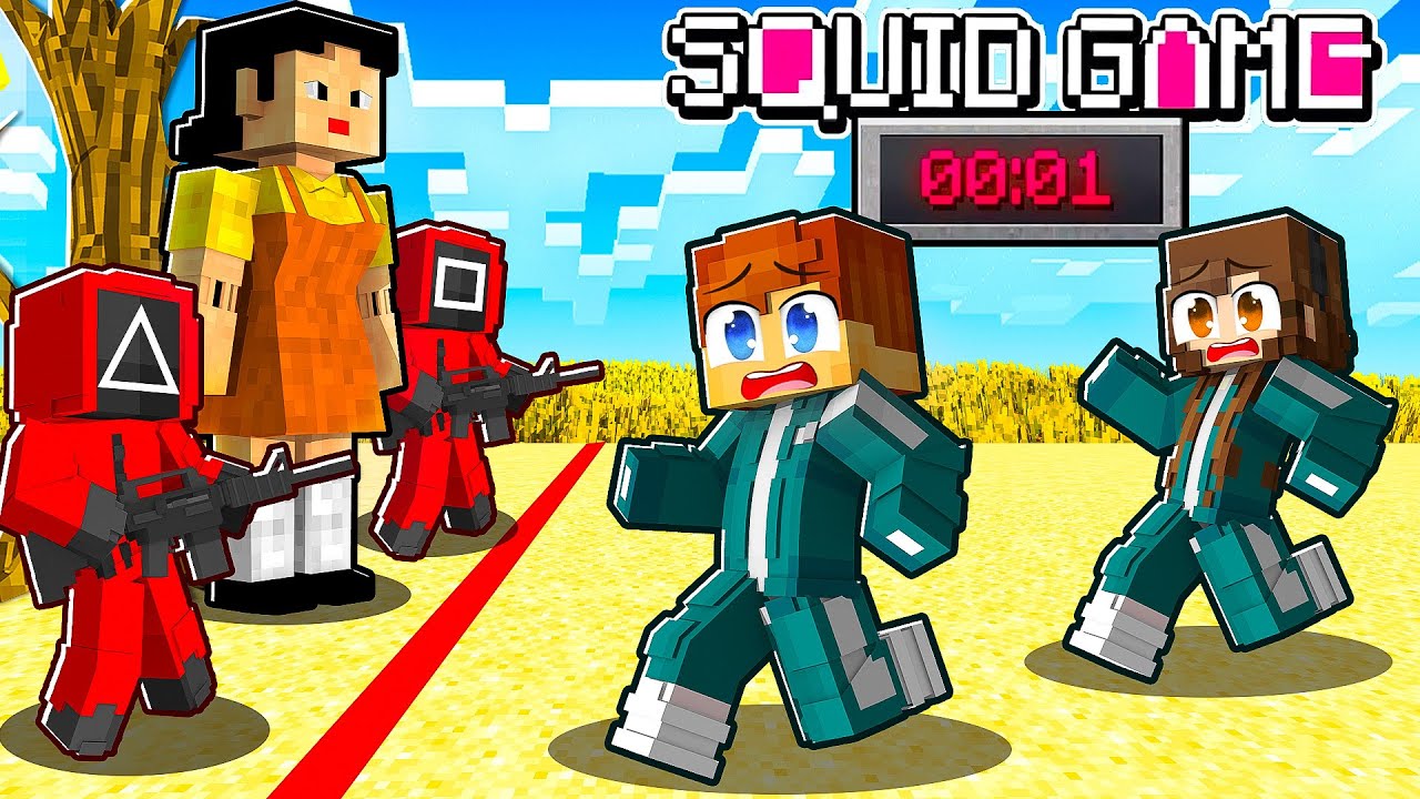 Spelar SQUID GAME i Minecraft!