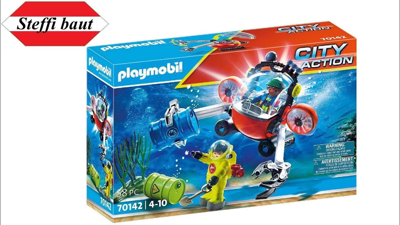Playmobil City Action 70142  Environmental Expedition with Dive Boat unboxing & build
