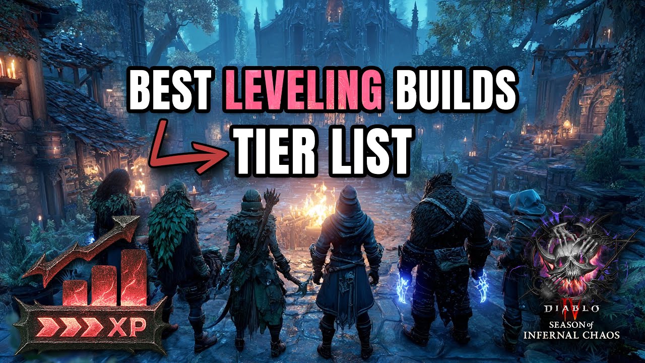 BEST LEVELING BUILDS FOR EACH CLASS & FAST 1-60 LvL Strategy Season 10 Diablo 4
