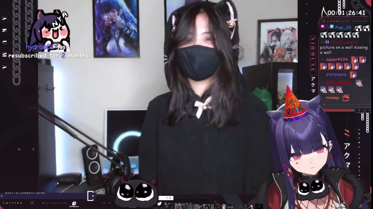 Akuma Nihmune IRL Catgirl Aka NyAgatha Face Reveal Numi