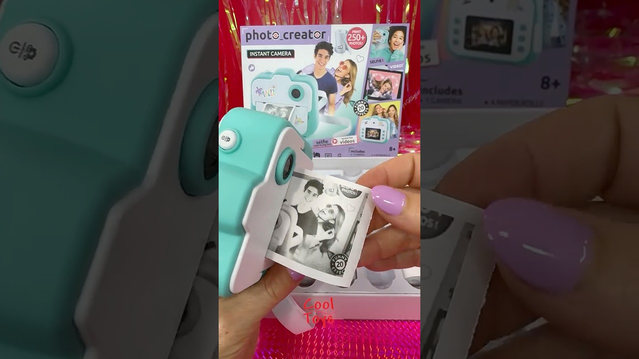 AD | Unboxing Canal Toys Photo Creator Instant Print Camera Photo, Selfie and Video | CoolToys