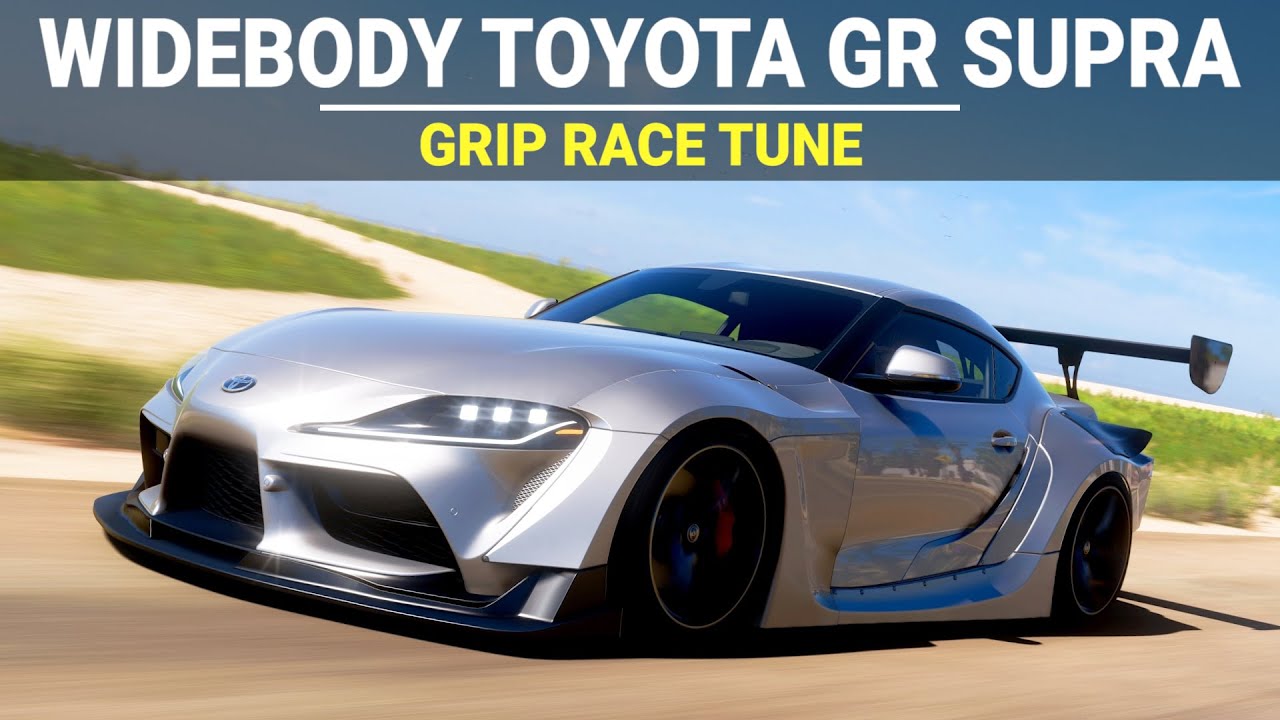 Forza Horizon 5 - 2020 Toyota GR Supra HKS Widebody (2JZ), FH5 Grip Race Build, Tune & Gameplay