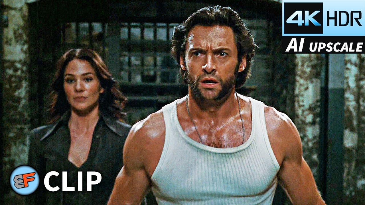 Wolverine Frees the Mutants Scene | X-Men Origins Wolverine (2009) 4K HDR Movie Clip
