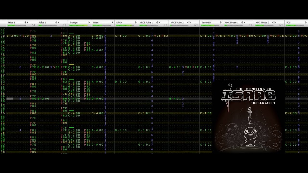 Fault Lines - Antibirth 8-bit (2A03+VRC6+MMC5+FDS)
