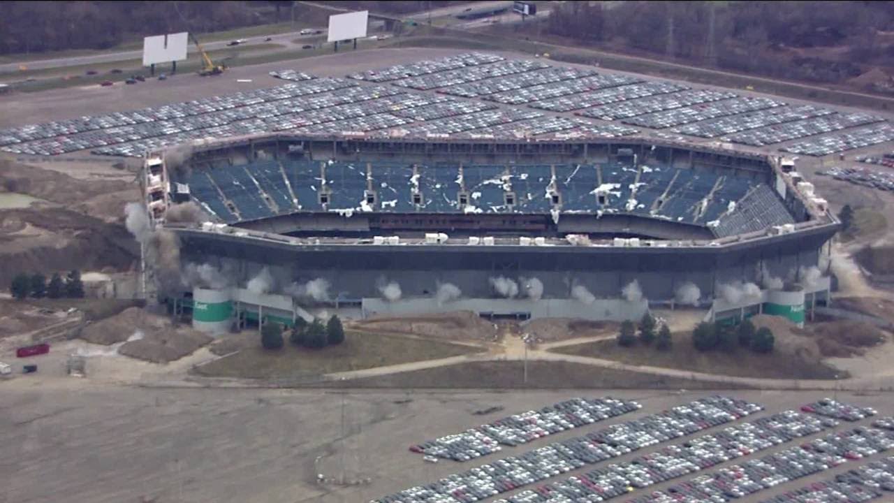 Silverdome demolition part 2