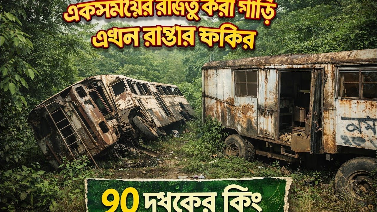 নব্বই দশকের মুড়ির টিন গাড়ির সর্বশেষ পড়িনতি,কি অবস্থায় পড়ে আছে দেখুন একবার!!
