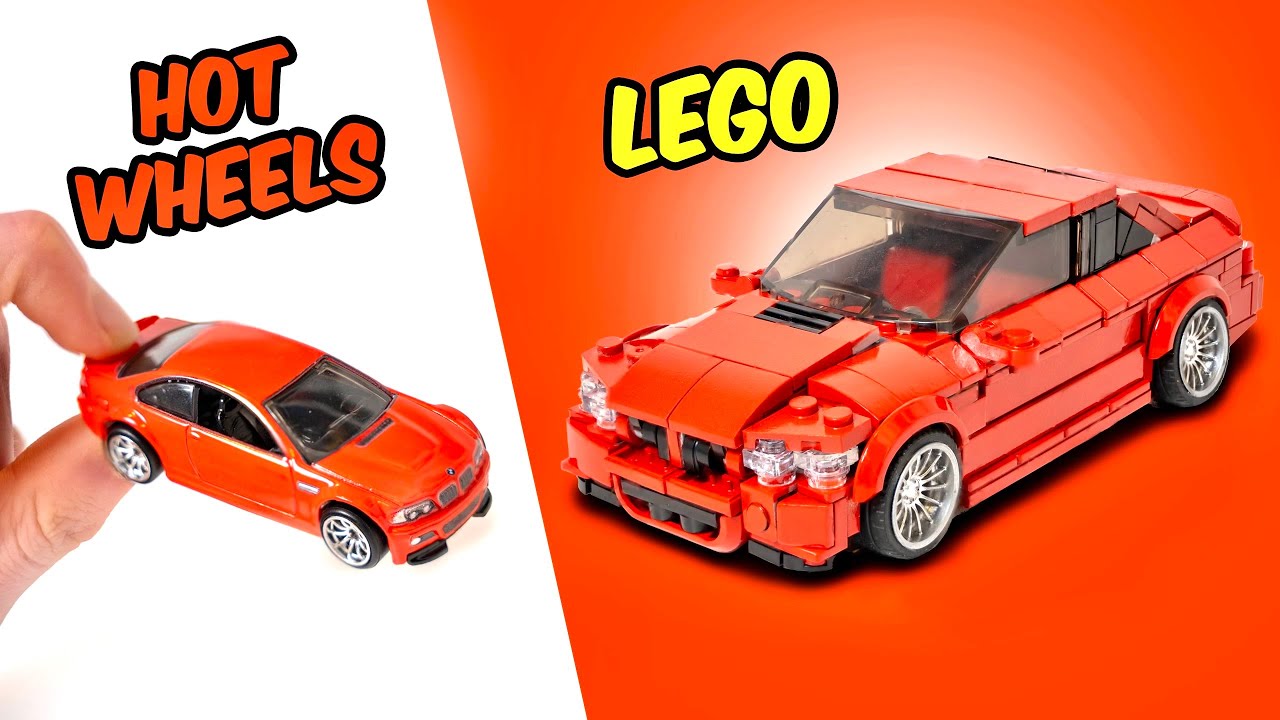 I Combined My two Favourite things. HOTWHEELS + LEGO!