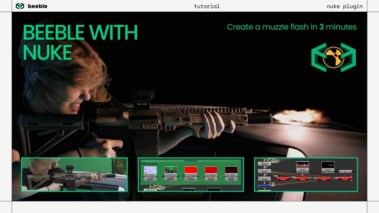 Meet Beeble Nuke Plugin: Relight with Full PBR Passes