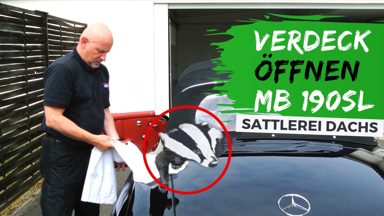 MB 190SL - Verdeck korrekt und schonend öffnen nach Restaurierungsabschluß - mit Tipps