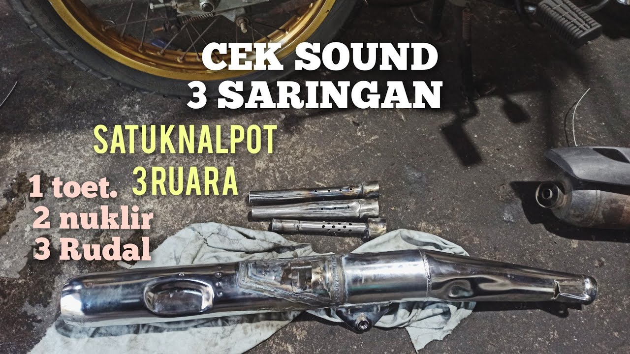 cek sound RX-King 3 SARINGAN