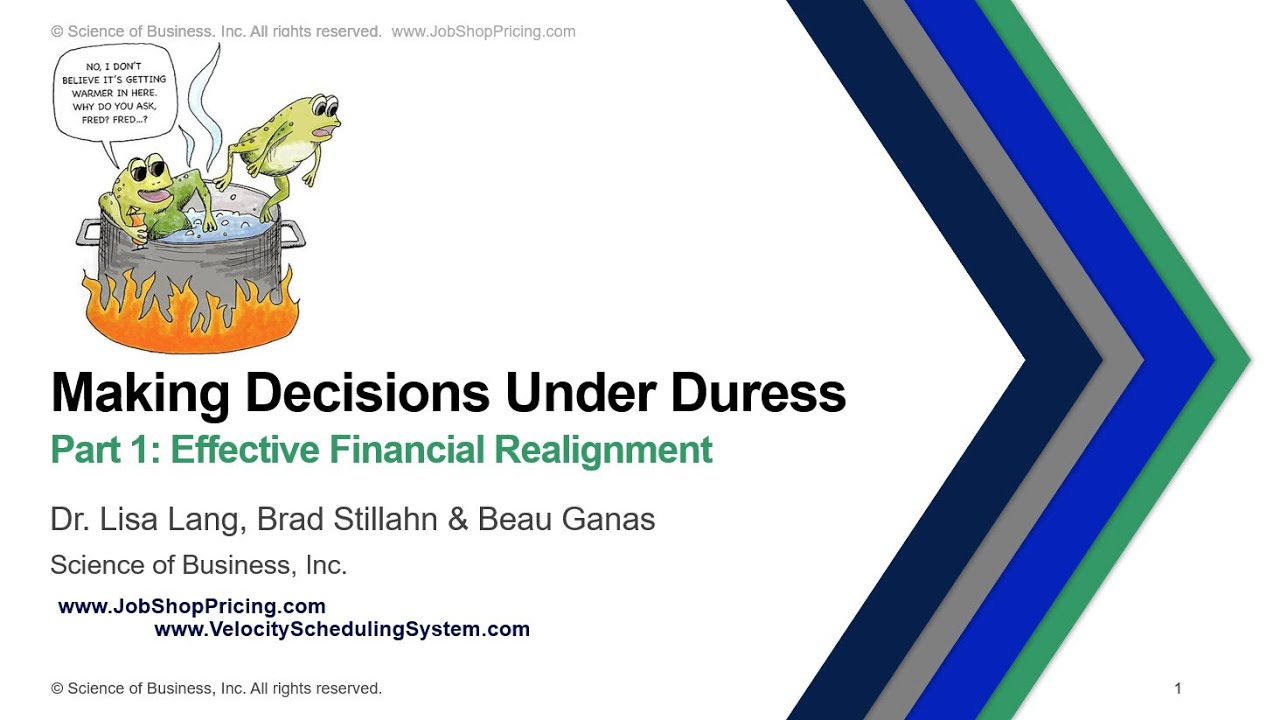 Do I need manufacturing layoffs in my shop? If so, when?  PART 1 - Making Decisions Under Duress